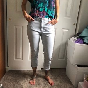 Closet clear out: High waisted skinny jeans
